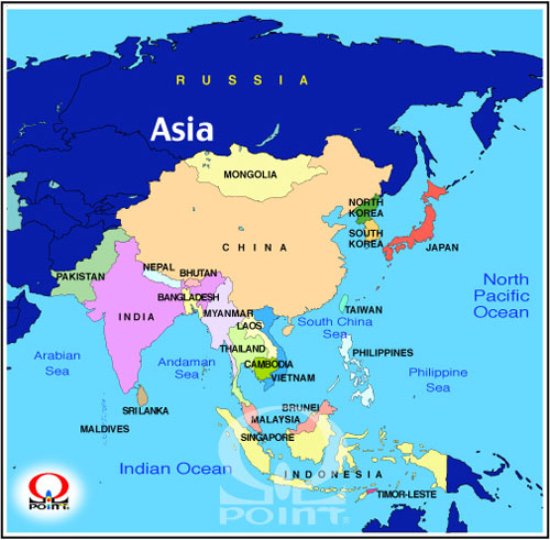 �A�W�A�n�}�p��2�@Map of Asia