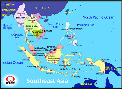 ����A�W�A�n�}�p��2�@Map of Southeast Asia3