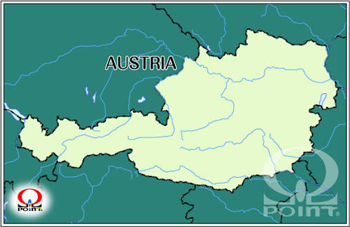�I�[�X�g���A���n�} Map of Austria