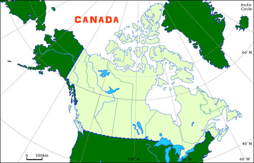 �J�i�_�n�}-2 Map of Canada